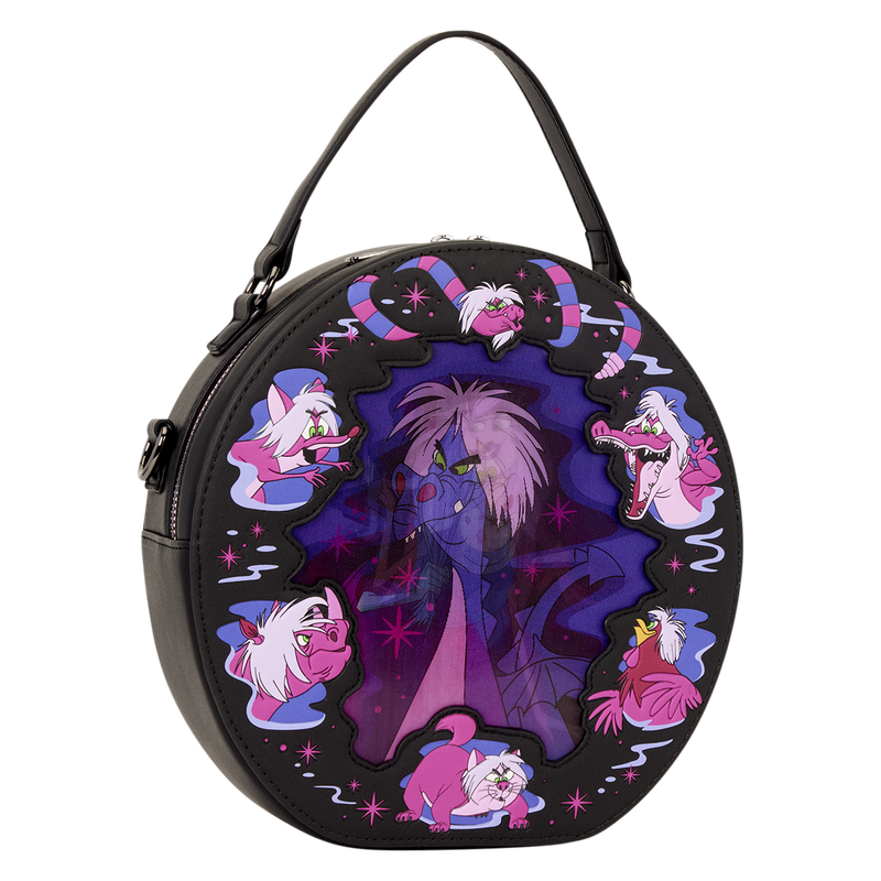Loungefly Disney The Sword in the Stone Madam Mim Lenticular Crossbody Bag