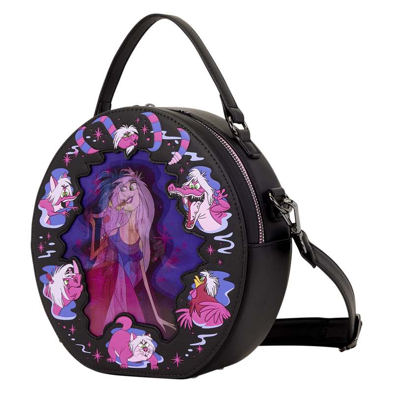 Loungefly Disney The Sword in the Stone Madam Mim Lenticular Crossbody Bag