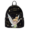 Backpack with Tinker Bell design on a black background