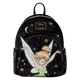 Backpack with Tinker Bell design on a black background