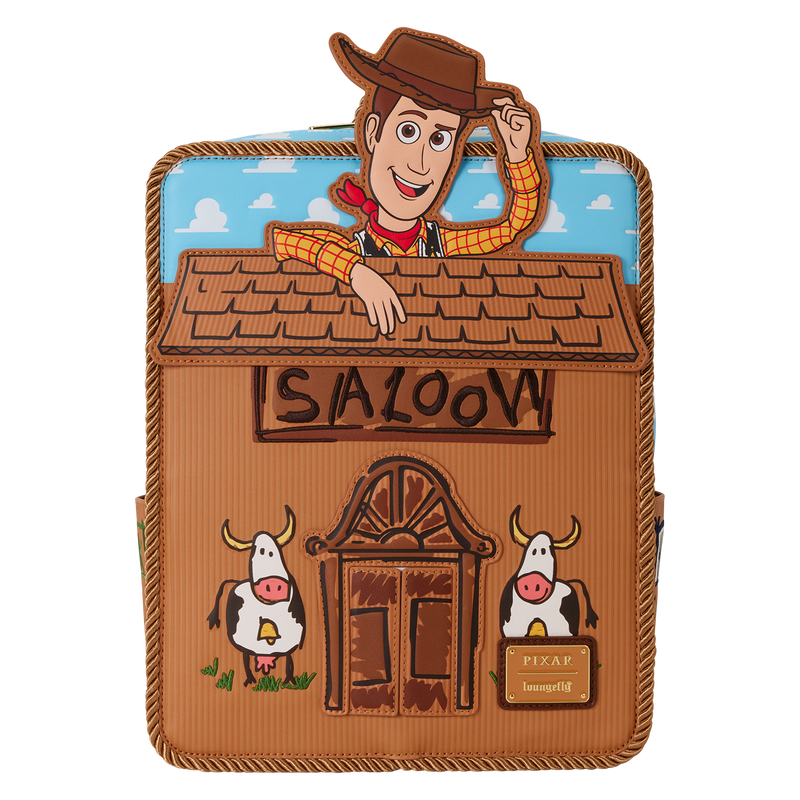Loungefly Disney Pixar Toy Story 30th Anniversary Woody Saloon Mini Backpack