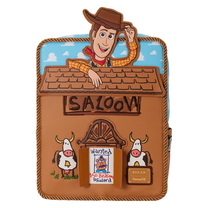 Loungefly Disney Pixar Toy Story 30th Anniversary Woody Saloon Mini Backpack