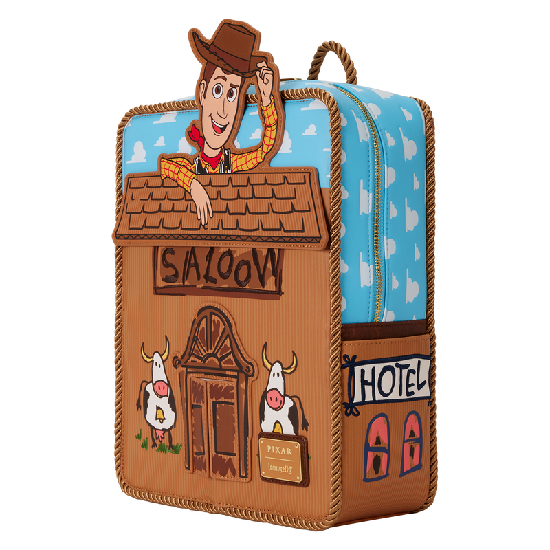 Loungefly Disney Pixar Toy Story 30th Anniversary Woody Saloon Mini Backpack