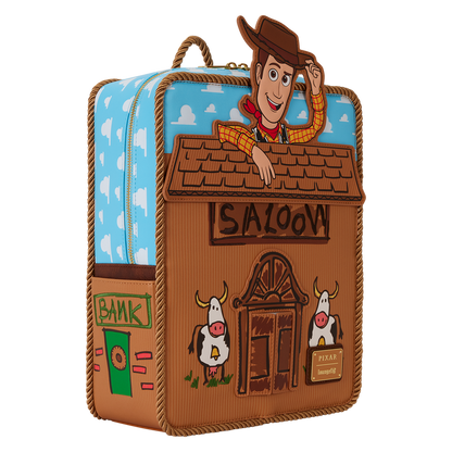 Loungefly Disney Pixar Toy Story 30th Anniversary Woody Saloon Mini Backpack
