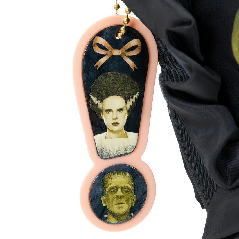 Universal Monsters Coquette Frankie & Bride Oversized Heart Tote Bag
