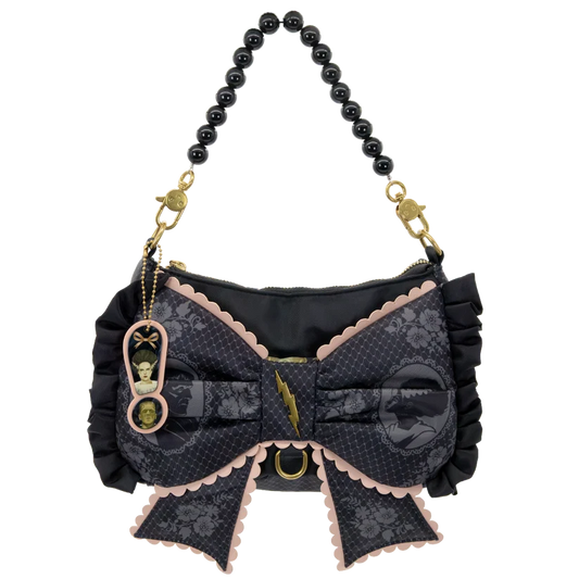 Whatever! × Universal Monsters Coquette Frankie & Bride Bow Baguette