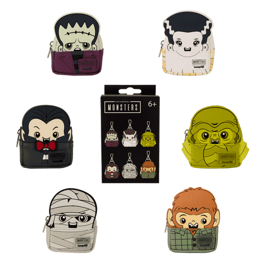 Universal Monsters Cosplay Mystery Mini Backpack Keychain Charm
