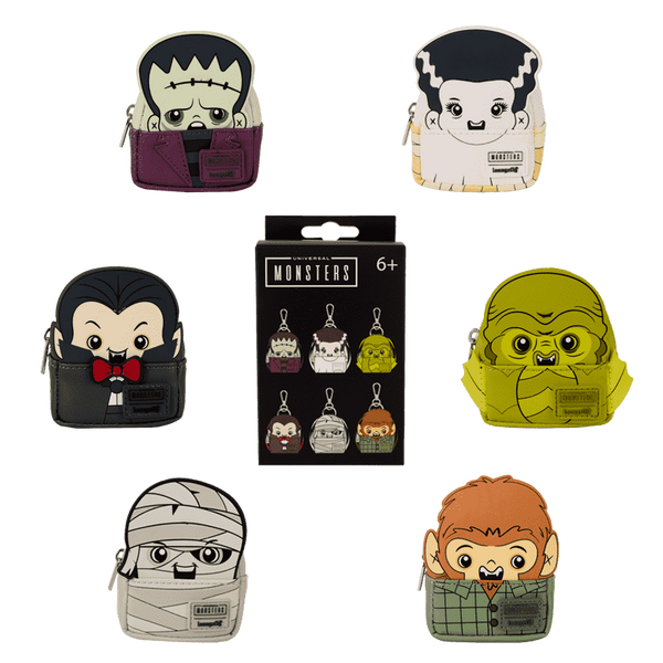 Universal Monsters Cosplay Mystery Mini Backpack Keychain Charm
