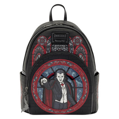 Loungefly Universal Monsters Dracula Stained Glass Mini Backpack