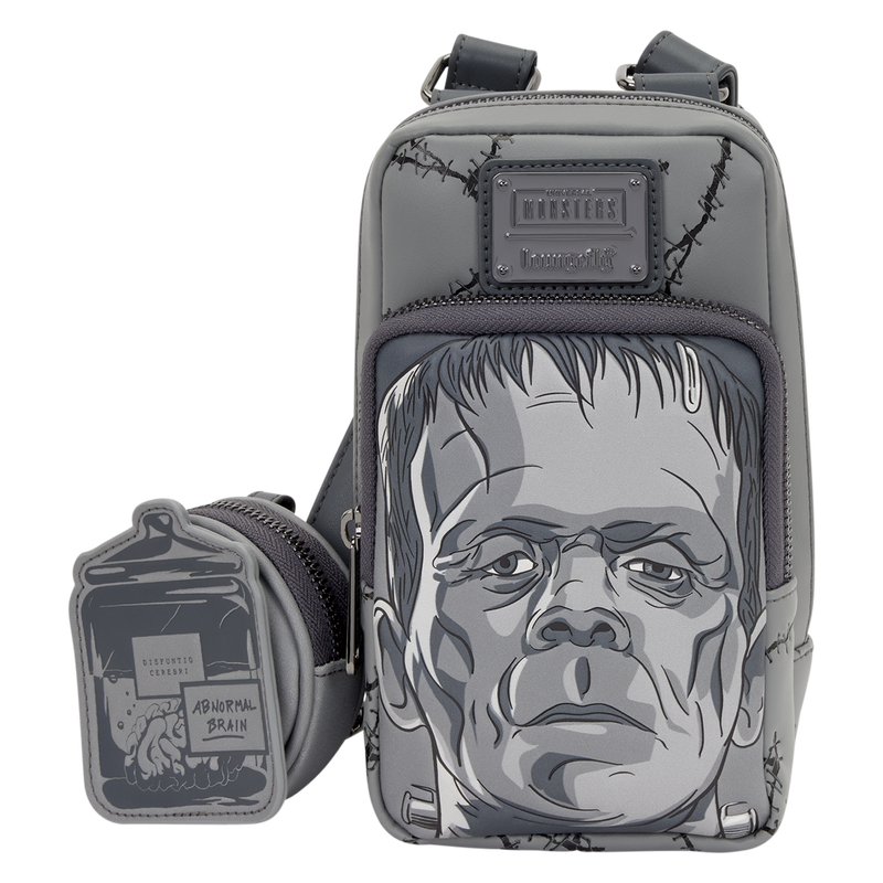 Loungefly Universal Monsters Frankenstein Crossbody Bag with Coin Bag