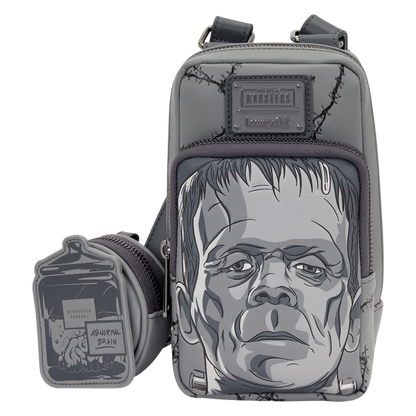 Loungefly Universal Monsters Frankenstein Crossbody Bag with Coin Bag