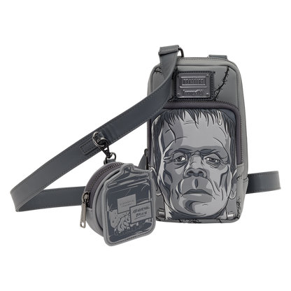 Loungefly Universal Monsters Frankenstein Crossbody Bag with Coin Bag
