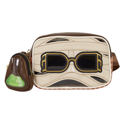 Loungefly Universal Monsters Invisible Man Sling Crossbody Bag with Coin Bag