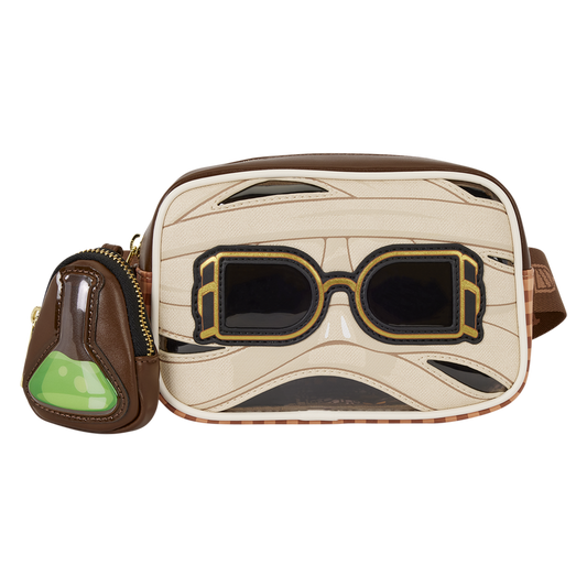 Loungefly Universal Monsters Invisible Man Sling Crossbody Bag with Coin Bag