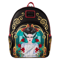 Loungefly Universal Monsters The Bride of Frankenstein Stained Glass Mini Backpack