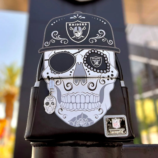 Las Vegas Raiders Sugar Skull Mini Backpack