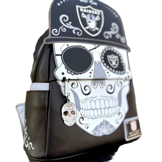 Las Vegas Raiders Sugar Skull Mini Backpack
