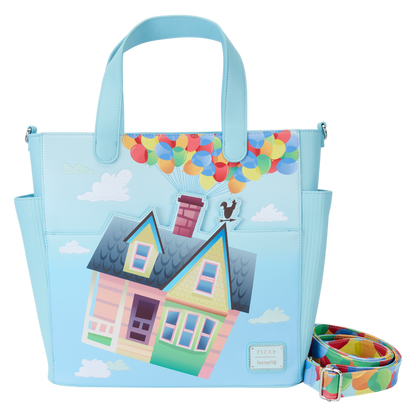 Up Carl & Ellie Balloon House Convertible Tote Bag
