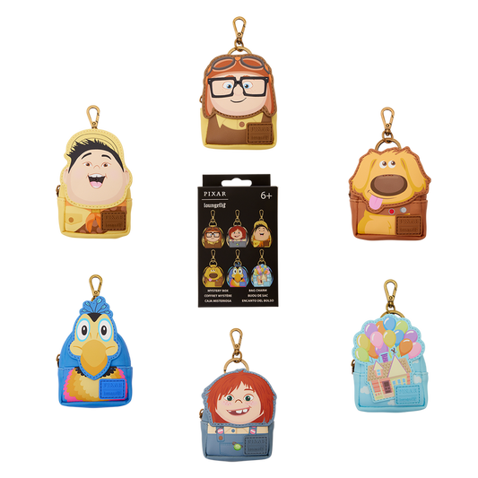 Loungefly Disney Pixar Up! Cosplay Mystery Mini Backpack Keychain Charm