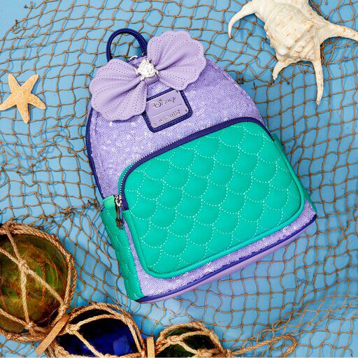 The Little Mermaid Ariel Sequin Series Cosplay Mini Backpack - Exclusive