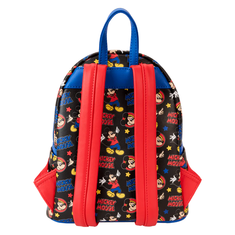Mickey Mouse Classic All-Over Print Mini Backpack by Loungefly