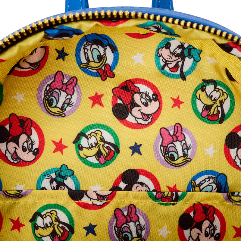 Mickey Mouse Classic All-Over Print Mini Backpack by Loungefly
