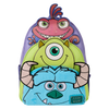 Loungefly Monsters, Inc. Sulley, Mike, & Randall Triple Pocket Mini Backpack