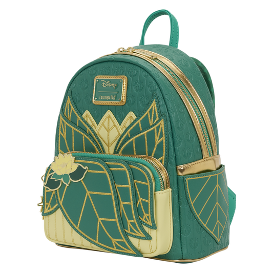 The Princess and the Frog Tiana Green Dress Cosplay Mini Backpack