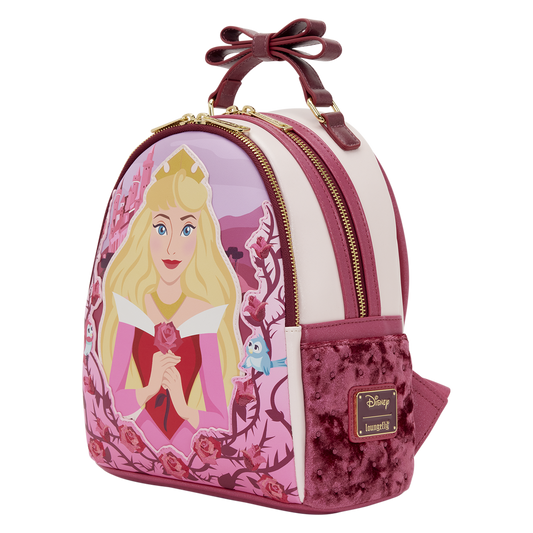 Sleeping Beauty Princess Aurora Roses Mini Backpack