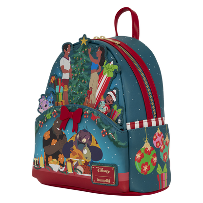 Lilo and Stitch Holiday Mini Backpack back