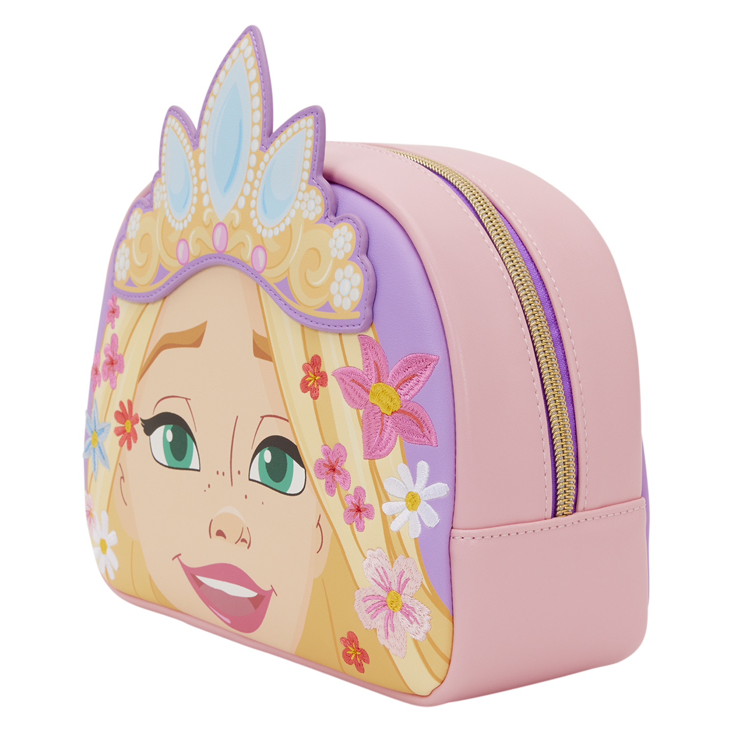 Disney Tangled コーム ケース付き Loungefly Disney Tangled Rapunzel Cosmetic Bag Set | Exclusive