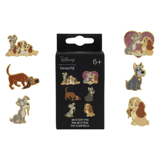 Lady and the Tramp Mystery Box Pin lineup
