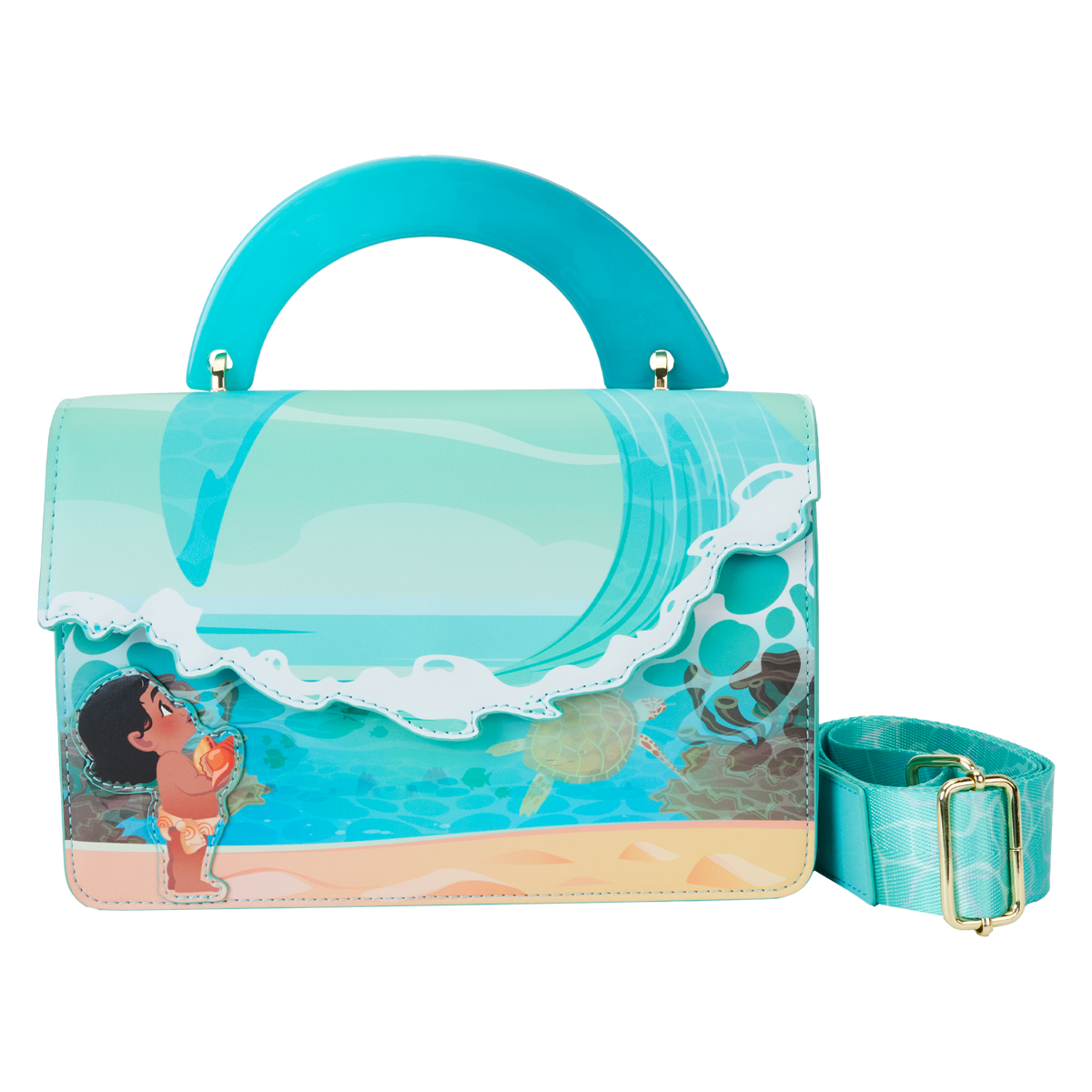 Young Moana Ocean Wave Crossbody Bag