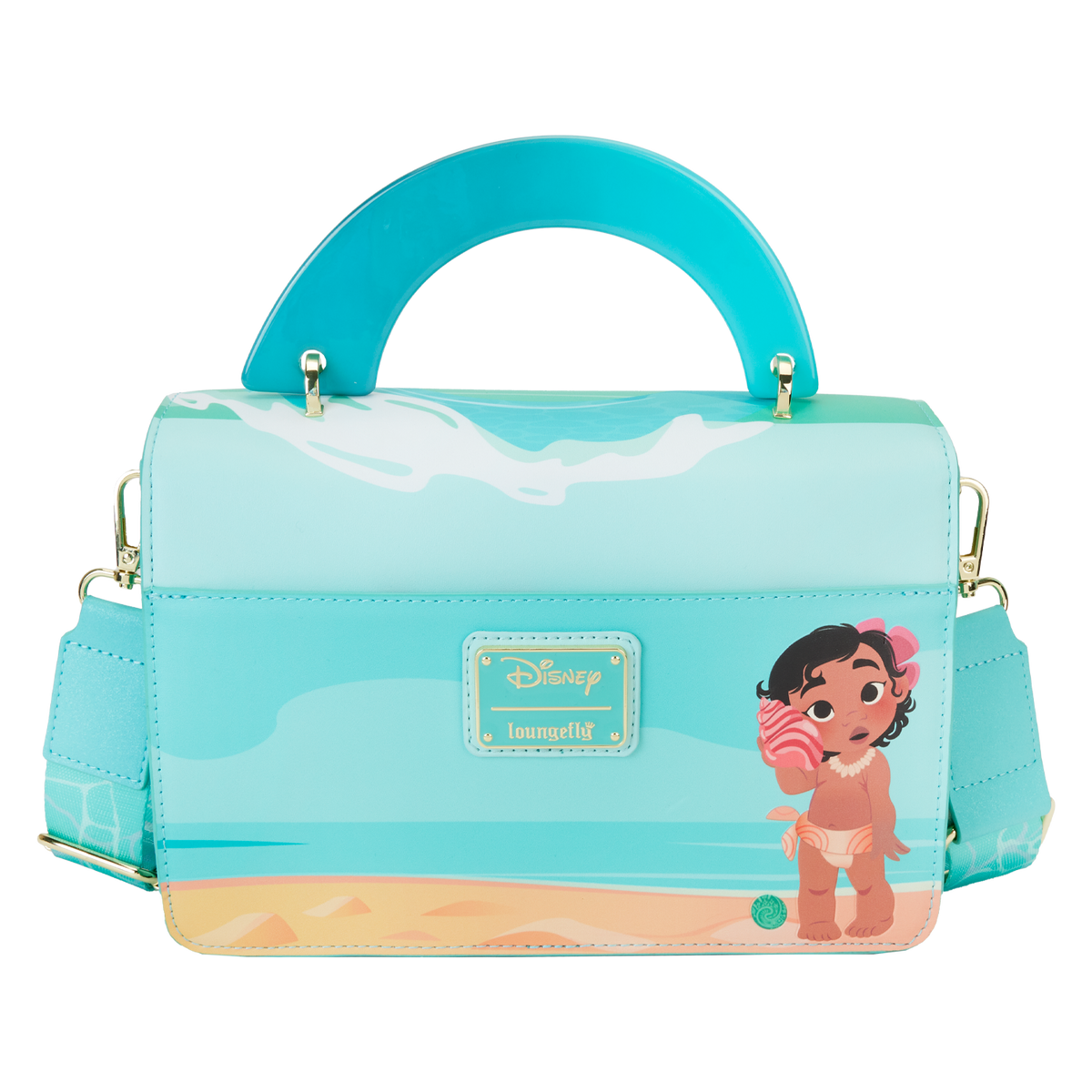 Young Moana Ocean Wave Crossbody Bag