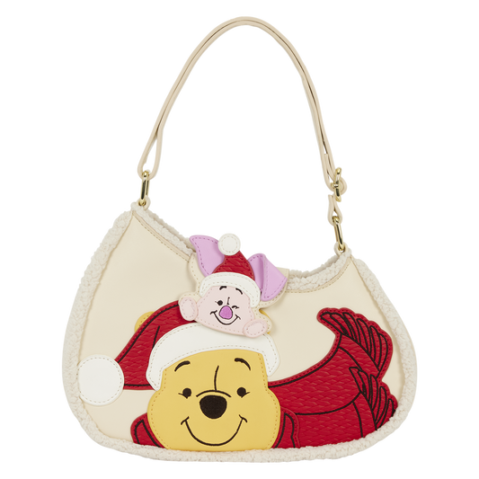 Winnie the Pooh and Piglet Holiday Crossbody Bag front