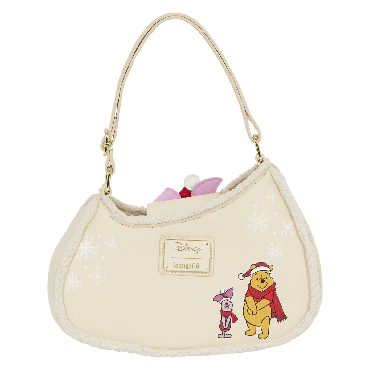 Pooh and Piglet Holiday Crossbody Bag back