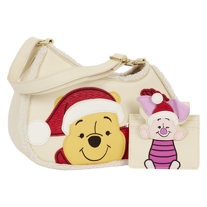 Pooh and Piglet Holiday Crossbody Bag interior