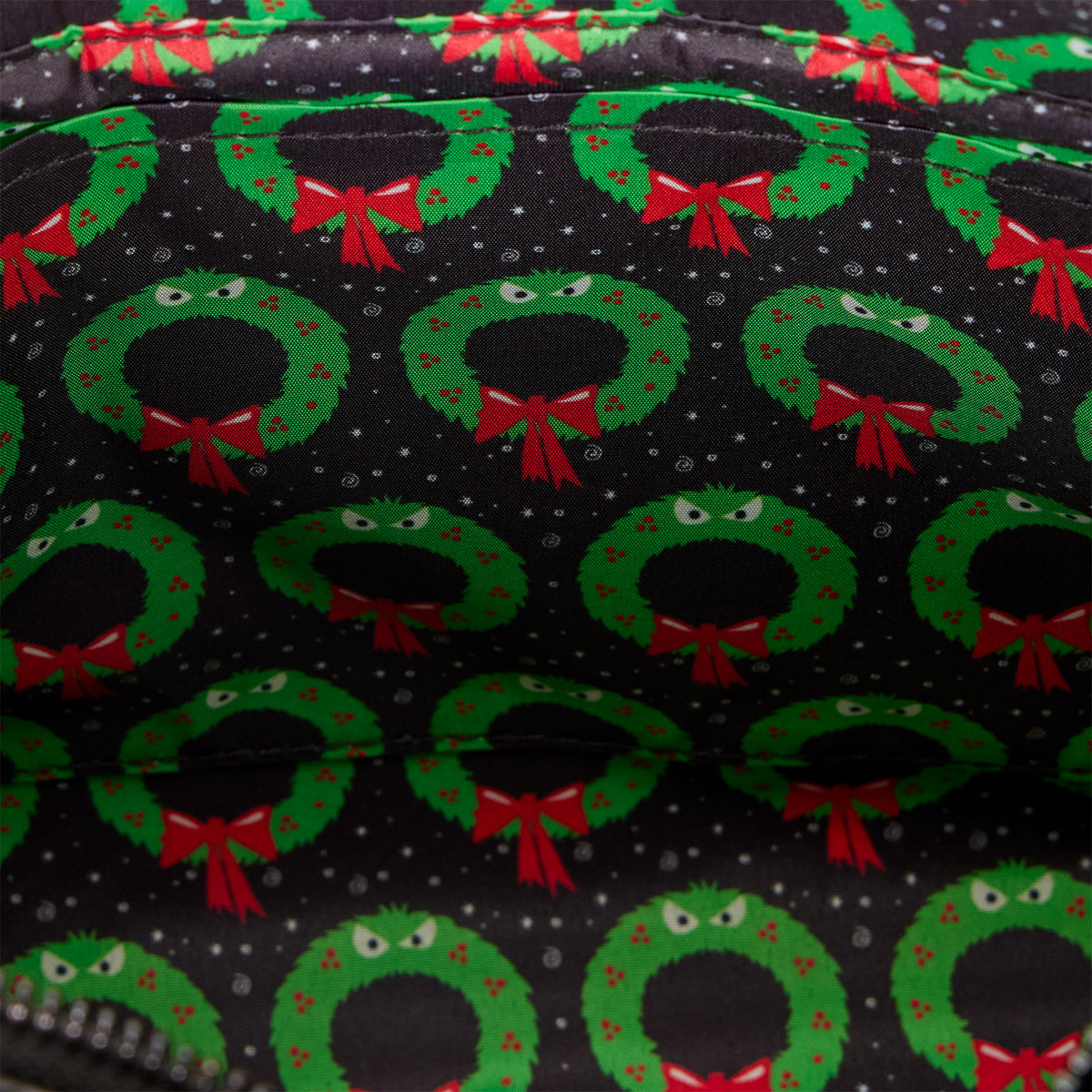 Man-Eating Wreath Mini Tote lining