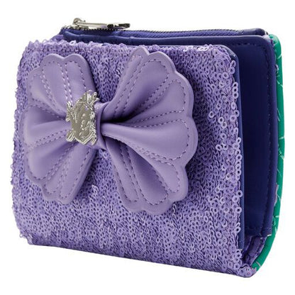 The Little Mermaid Ariel Sequin Series Cosplay Flap Wallet - Exclusive