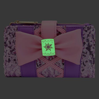 Tangled Rapunzel Sequin Series Cosplay Flap Wallet - Exclusive