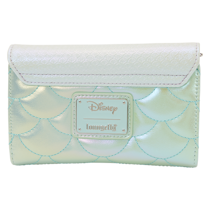 Little Mermaid Iridescent Pearl Flap Wallet