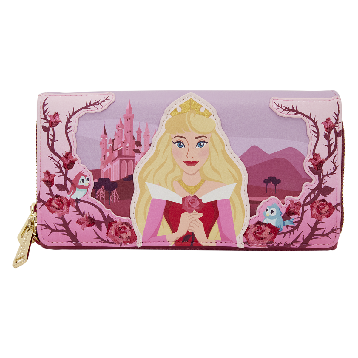 Sleeping Beauty Princess Aurora Roses Wristlet Wallet - Exclusive