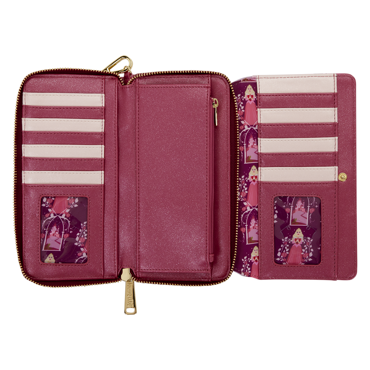 Sleeping Beauty Princess Aurora Roses Wristlet Wallet - Exclusive