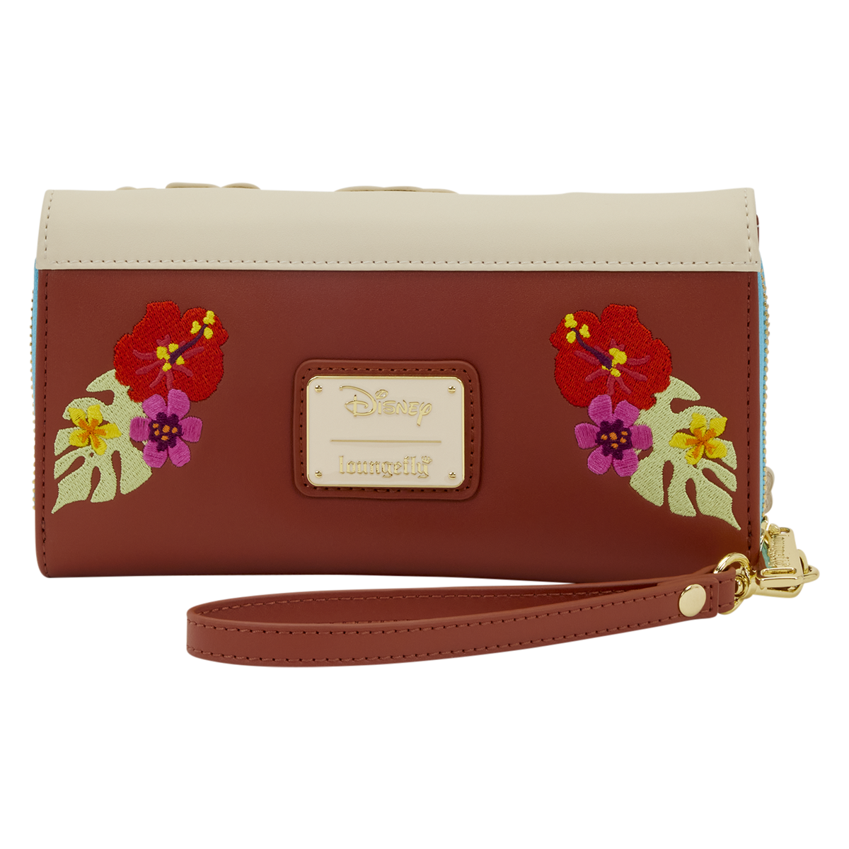Moana Live Action Floral Wristlet Wallet