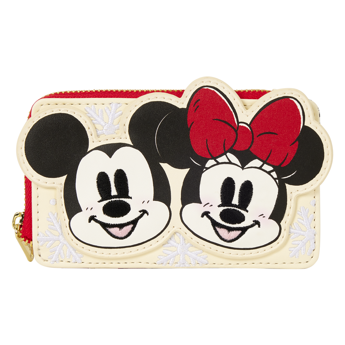 Mickey and Friends Holiday Zip-Around Card Holder front