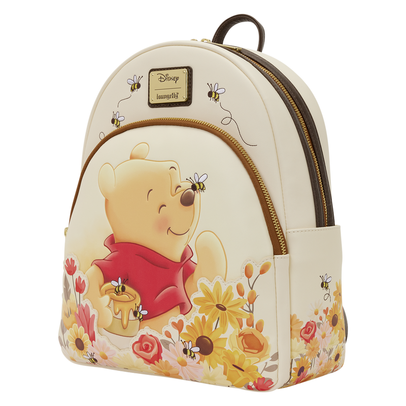 Backpack with Winnie the Pooh design on a white background
