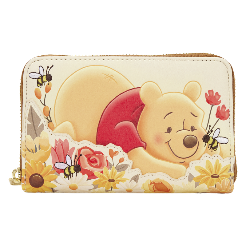 Loungefly Disney Winnie the Pooh Bees & Flowers Zip Around Wallet