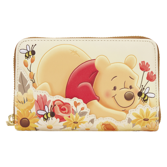 Loungefly Disney Winnie the Pooh Bees & Flowers Zip Around Wallet