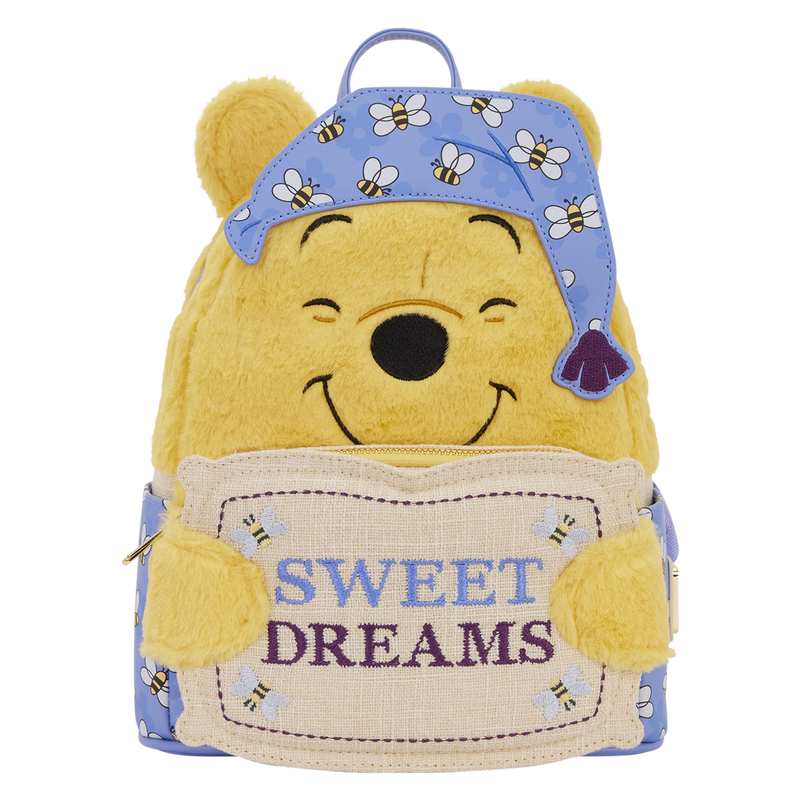 Winnie the Pooh Sweet Dreams Pajamas Plush Cosplay Mini Backpack Loungefly Disney