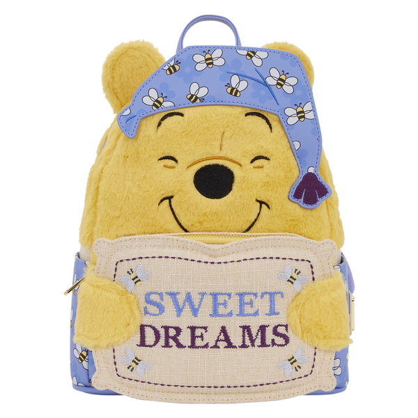 Winnie the Pooh Sweet Dreams Pajamas Plush Cosplay Mini Backpack Loungefly Disney